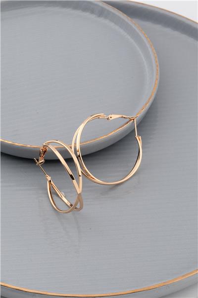 Halka Küpe Gold