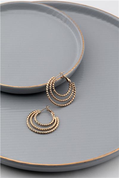 Halka Küpe Gold