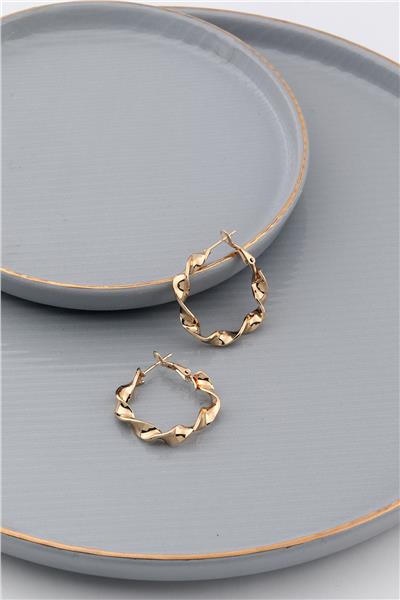 Halka Küpe Gold