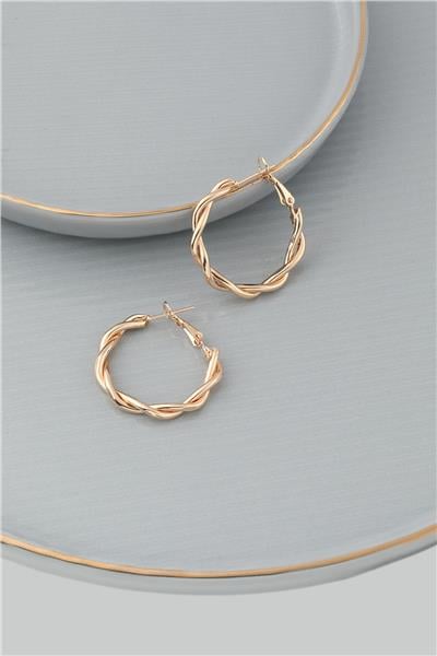 Halka Küpe Gold