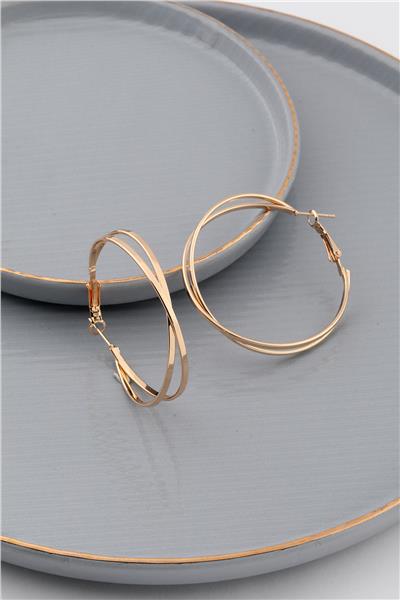 Halka Küpe Gold