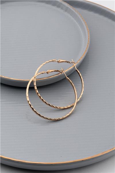 Halka Küpe Gold