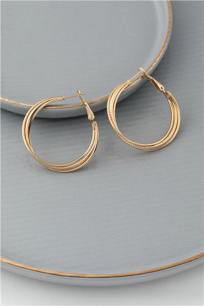 Halka Küpe Gold