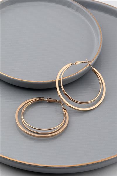 Halka Küpe Gold
