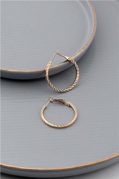 Halka Küpe Gold