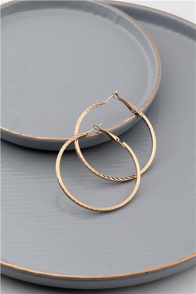 Halka Küpe Gold