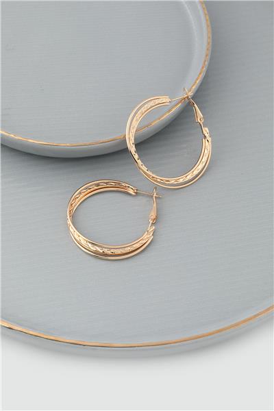 Halka Küpe Gold