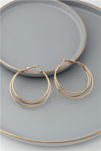 Halka Küpe Gold