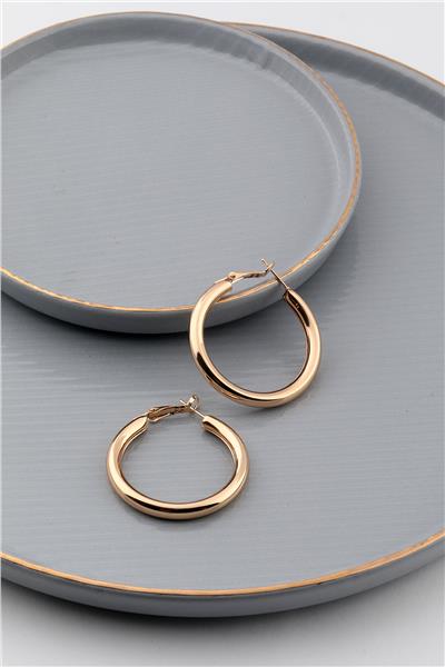 Halka Küpe Gold