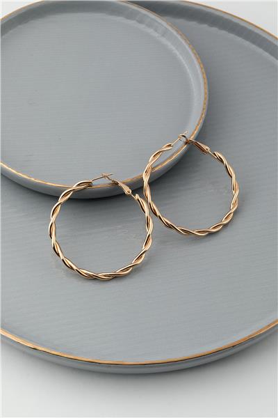 Halka Küpe Gold