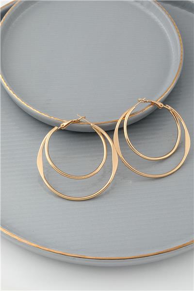 Halka Küpe Gold