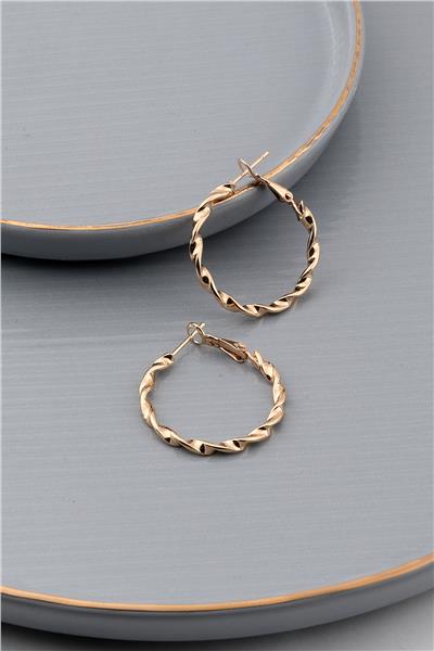 Halka Küpe Gold