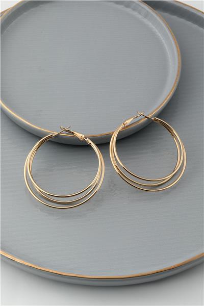 Halka Küpe Gold