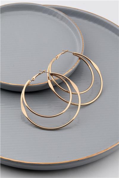 Halka Küpe Gold