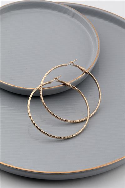 Halka Küpe Gold