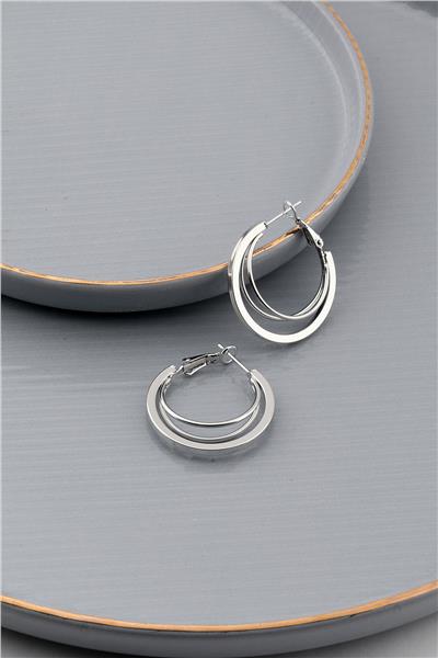 Halka Küpe Silver