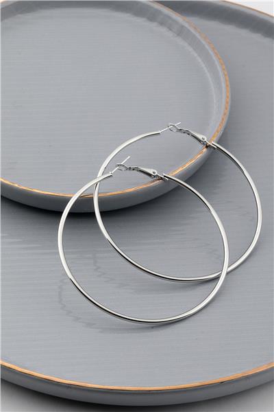Halka Küpe Silver