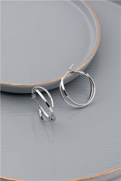 Halka Küpe Silver
