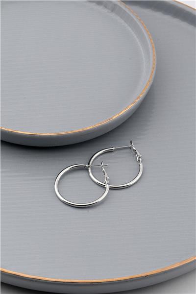 Halka Küpe Silver