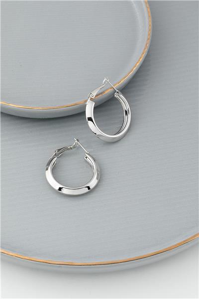 Halka Küpe Silver