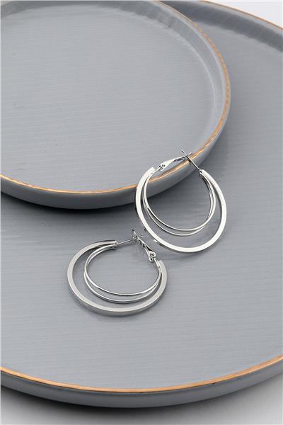 Halka Küpe Silver