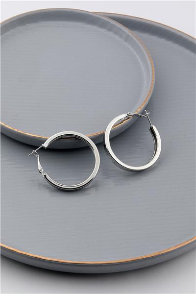 Halka Küpe Silver