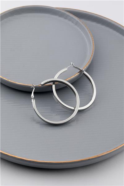 Halka Küpe Silver