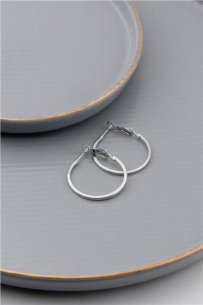 Halka Küpe Silver