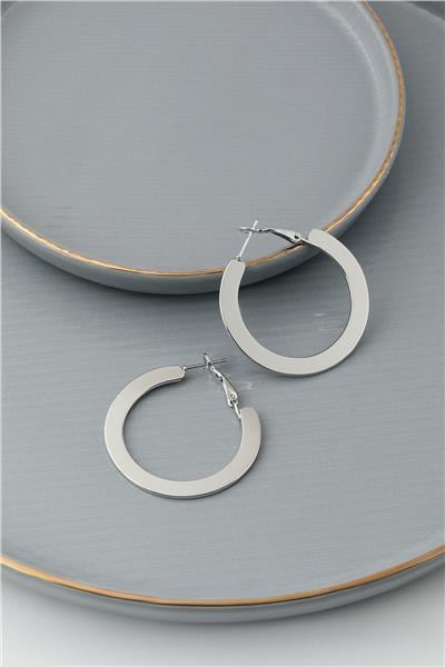 Halka Küpe Silver