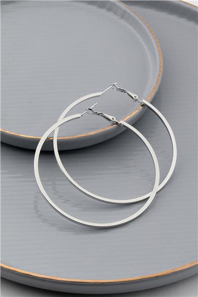 Halka Küpe Silver