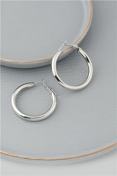 Halka Küpe Silver