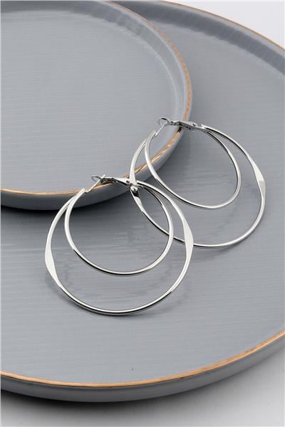 Halka Küpe Silver