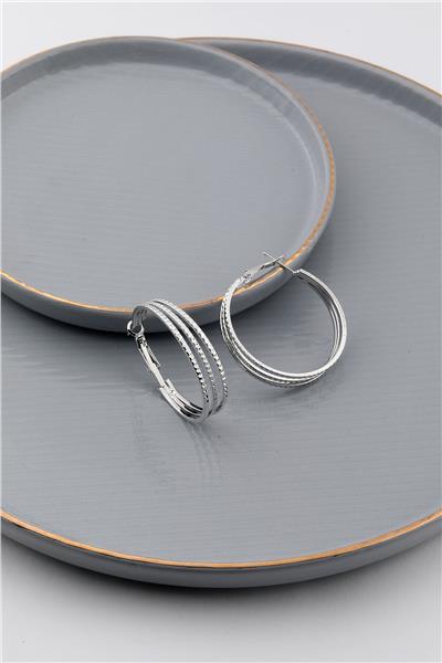 Halka Küpe Silver