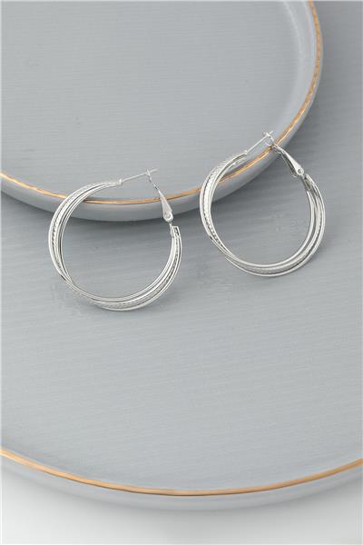 Halka Küpe Silver