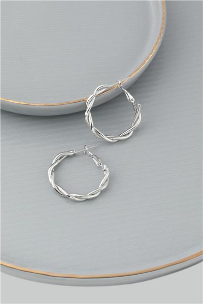 Halka Küpe Silver