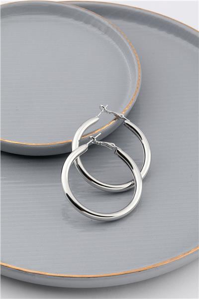Halka Küpe Silver