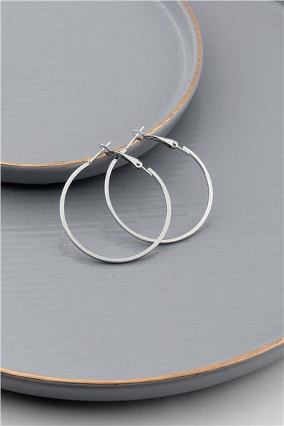 Halka Küpe Silver
