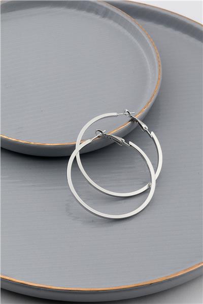 Halka Küpe Silver