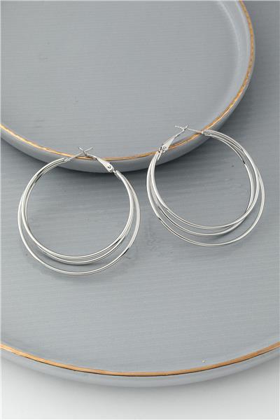 Halka Küpe Silver