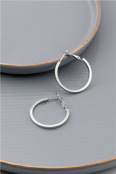 Halka Küpe Silver