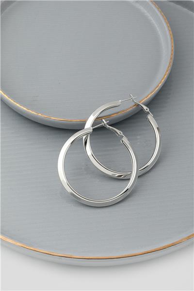 Halka Küpe Silver