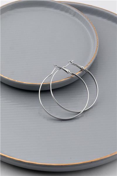 Halka Küpe Silver
