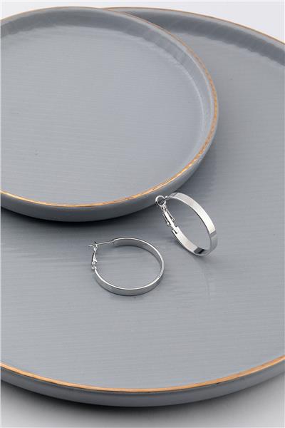 Halka Küpe Silver