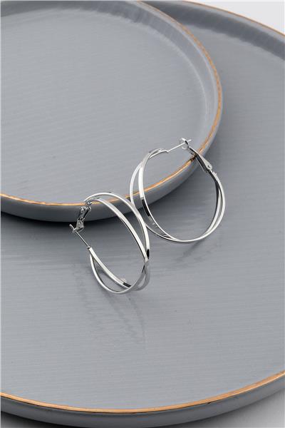 Halka Küpe Silver