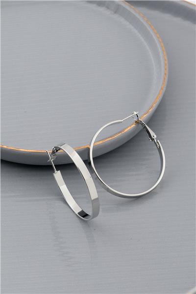 Halka Küpe Silver