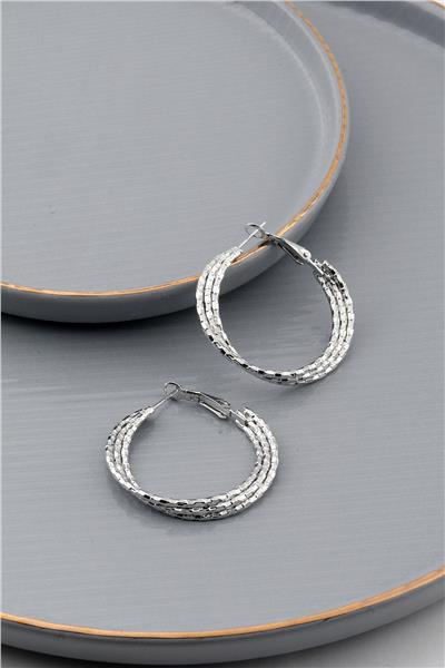 Halka Küpe Silver