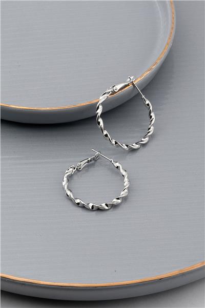 Halka Küpe Silver