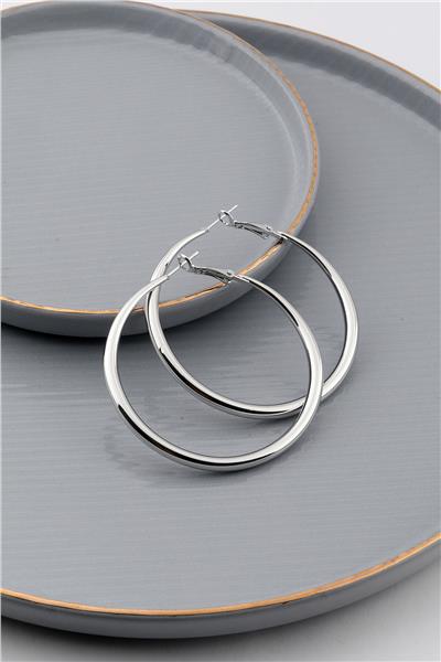 Halka Küpe Silver