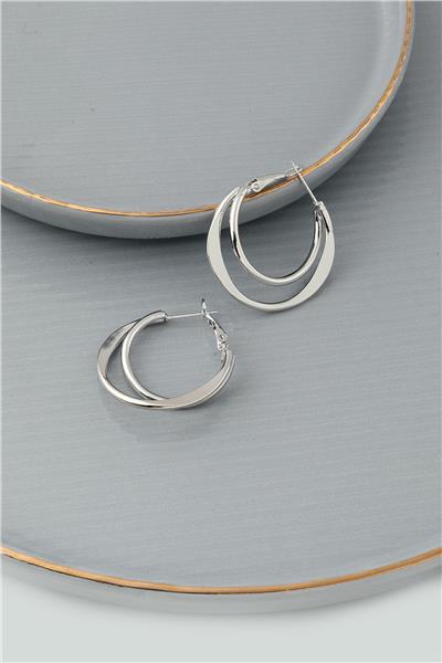 Halka Küpe Silver