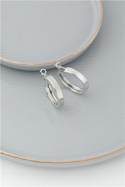 Halka Küpe Silver